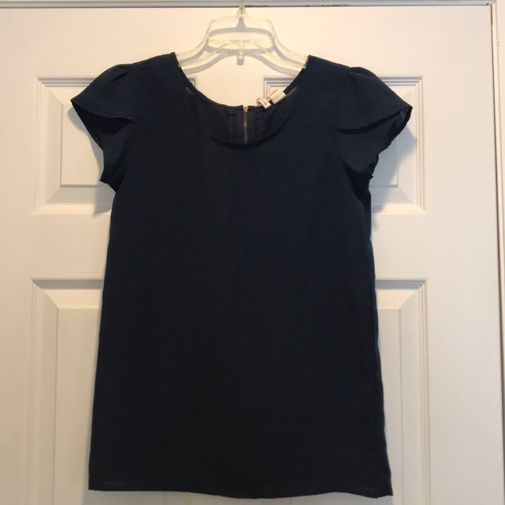 Navy blouse